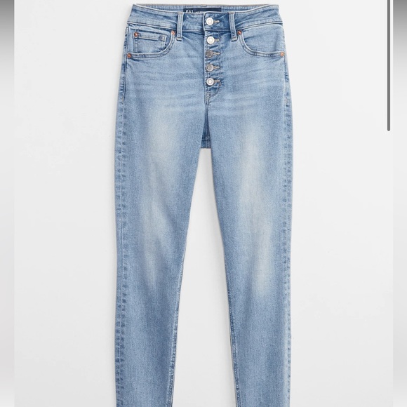 NWOT Gap High Rise Universal Legging Jeans - Picture 3 of 8